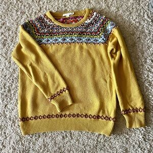 Biden wool blend fair isle sweater